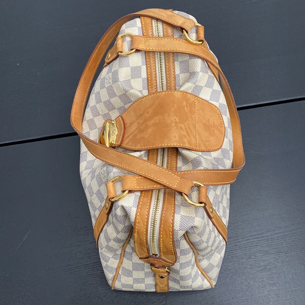 Louis Vuitton White Damier Shoulder Bag - Picture 4 of 16